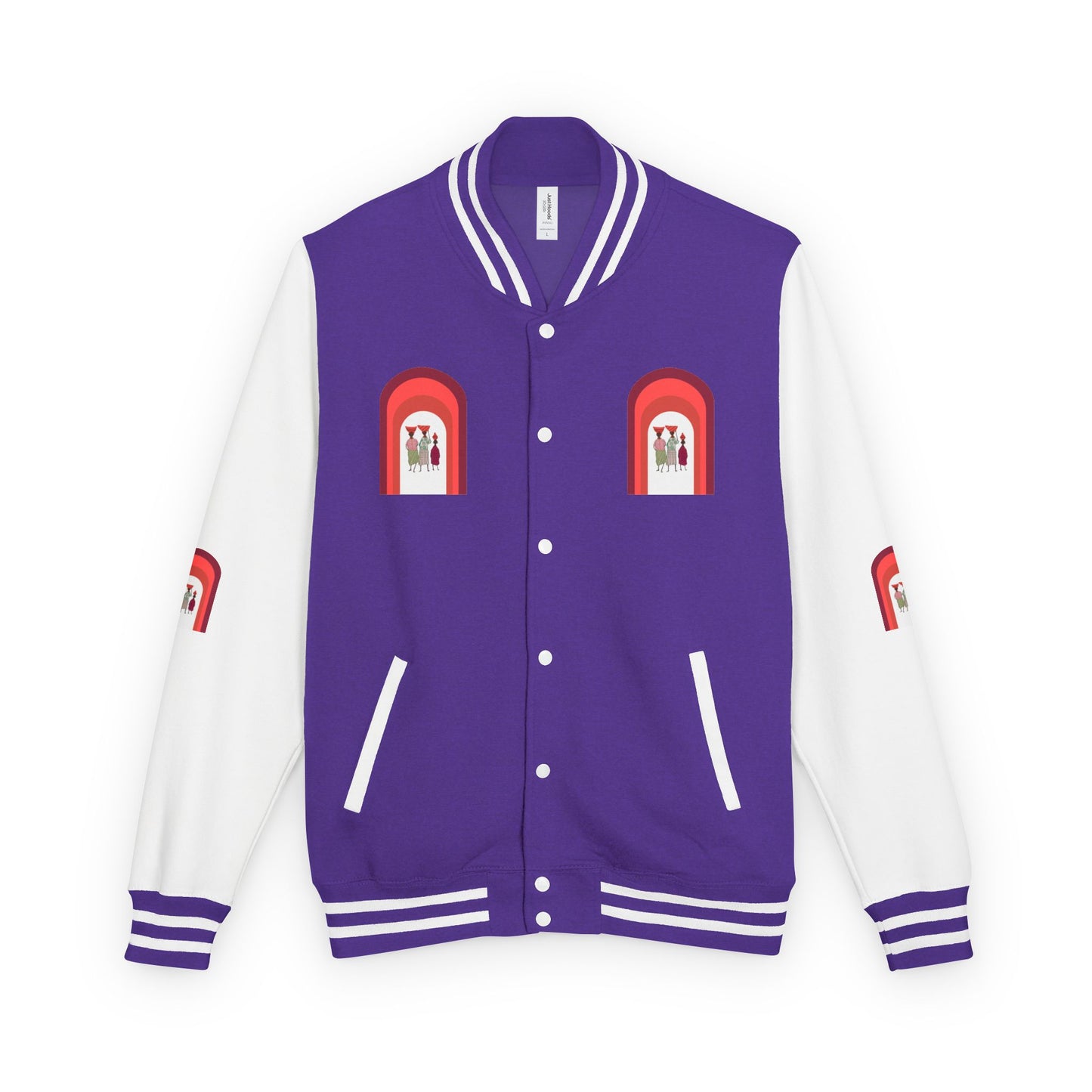 Dinkgwana - Unisex Letterman Jacket with Retro Design, Trendy Outerwear, Perfect for College, Parties, Gift Idea, Sports Events, Casual Wear