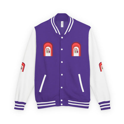 Dinkgwana - Unisex Letterman Jacket with Retro Design, Trendy Outerwear, Perfect for College, Parties, Gift Idea, Sports Events, Casual Wear