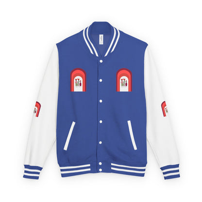 Dinkgwana - Unisex Letterman Jacket with Retro Design, Trendy Outerwear, Perfect for College, Parties, Gift Idea, Sports Events, Casual Wear