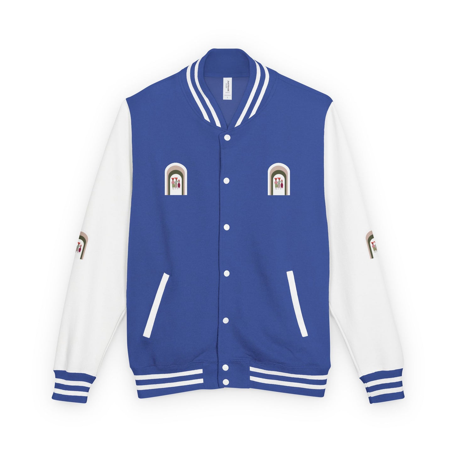 Dinkgwana - Stylish Unisex Letterman Jacket, Vintage Style Outerwear, Casual Everyday Jacket, Gift for Friends, Sports and Weekend Style