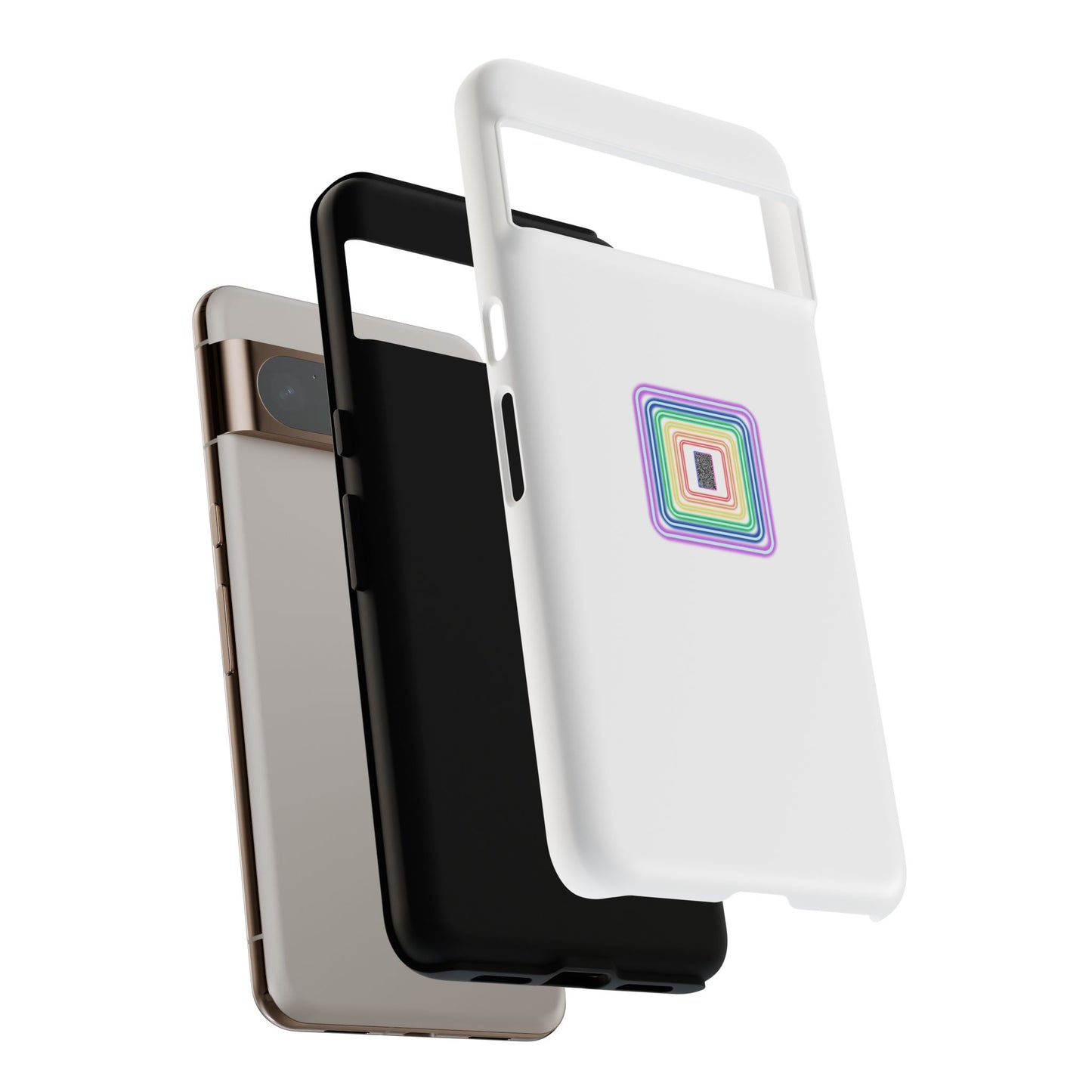 Colorful Geometric Phone Case for Tough Cases, Fun Phone Accessory, Unique Gift, Trendy Tech, Phone Protection