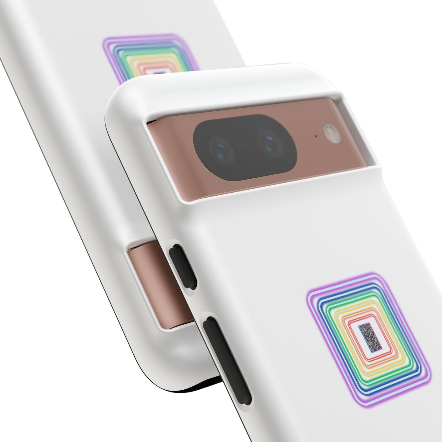 Colorful Geometric Phone Case for Tough Cases, Fun Phone Accessory, Unique Gift, Trendy Tech, Phone Protection