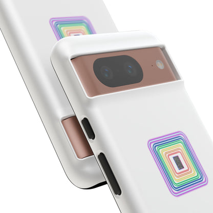 Colorful Geometric Phone Case for Tough Cases, Fun Phone Accessory, Unique Gift, Trendy Tech, Phone Protection
