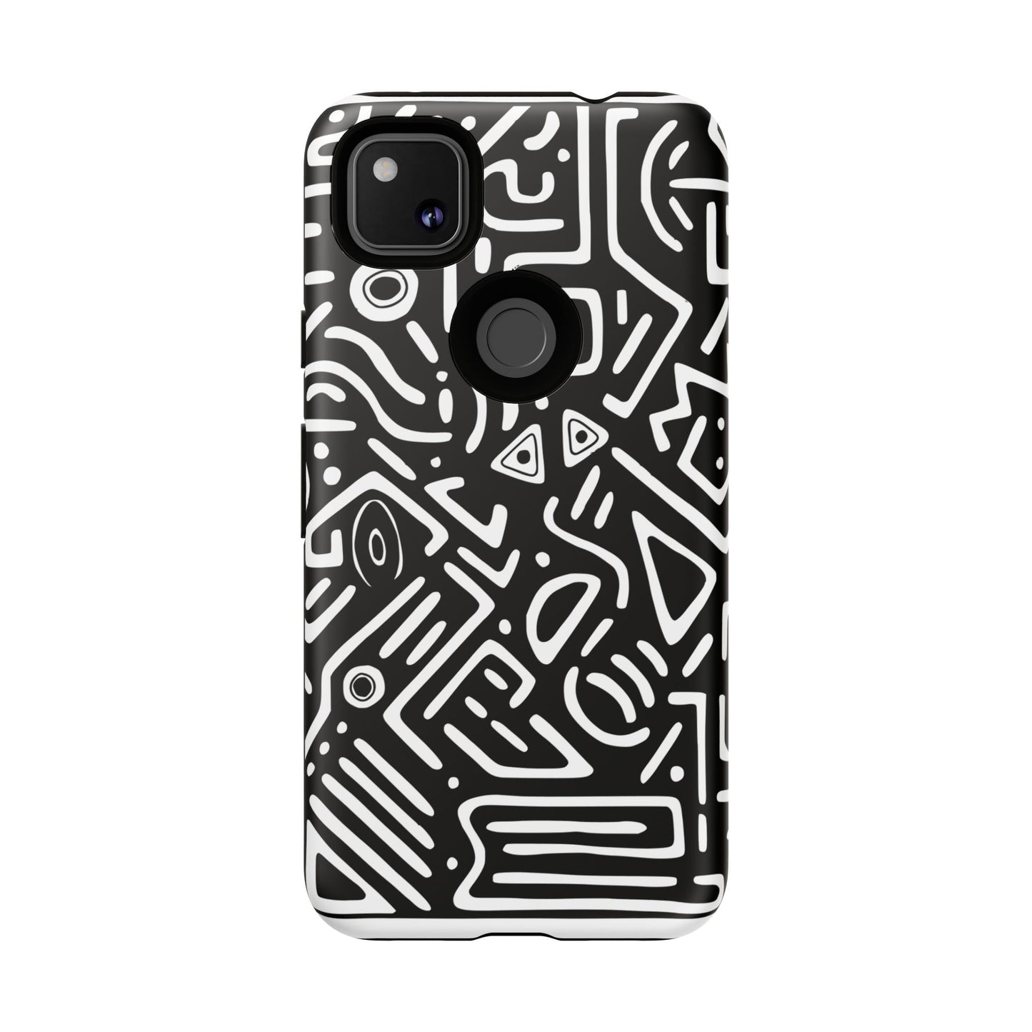 Stylish Phone Case, Abstract Design, Tough Cell Phone Cover, Modern Smartphone Protector, Gift for Tech Lovers, Unique Accessories