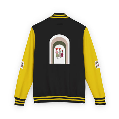 Dinkgwana - Stylish Unisex Letterman Jacket, Vintage Style Outerwear, Casual Everyday Jacket, Gift for Friends, Sports and Weekend Style