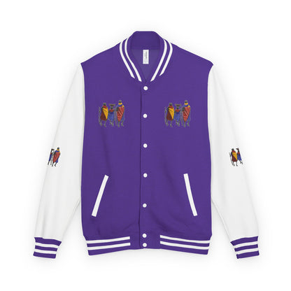 Ngwetsi - Unisex Letterman Jacket with Colorful Parrots Design, Trendy Outerwear, Casual Style, Gift for Animal Lovers, Comfortable and [...]