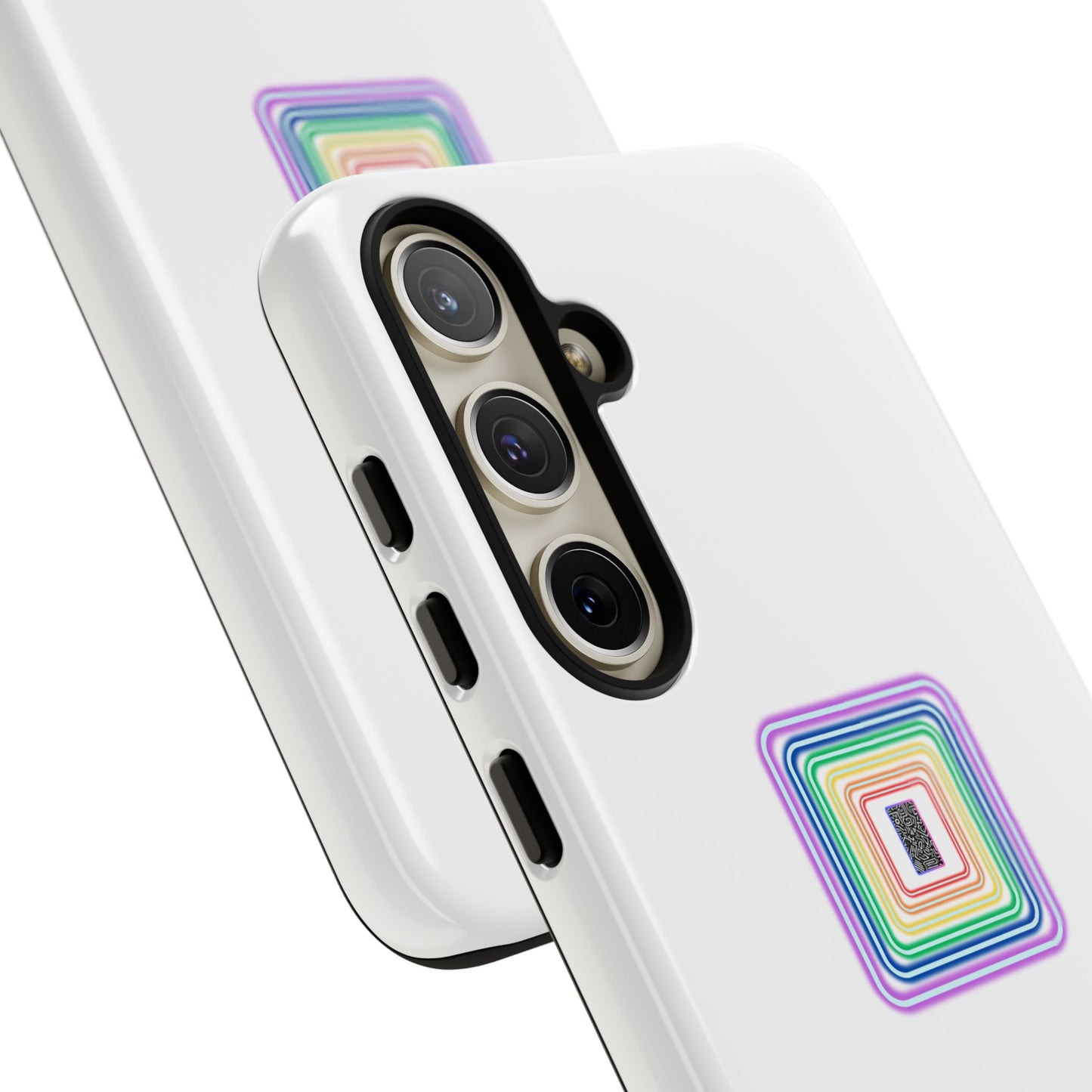 Colorful Geometric Phone Case for Tough Cases, Fun Phone Accessory, Unique Gift, Trendy Tech, Phone Protection