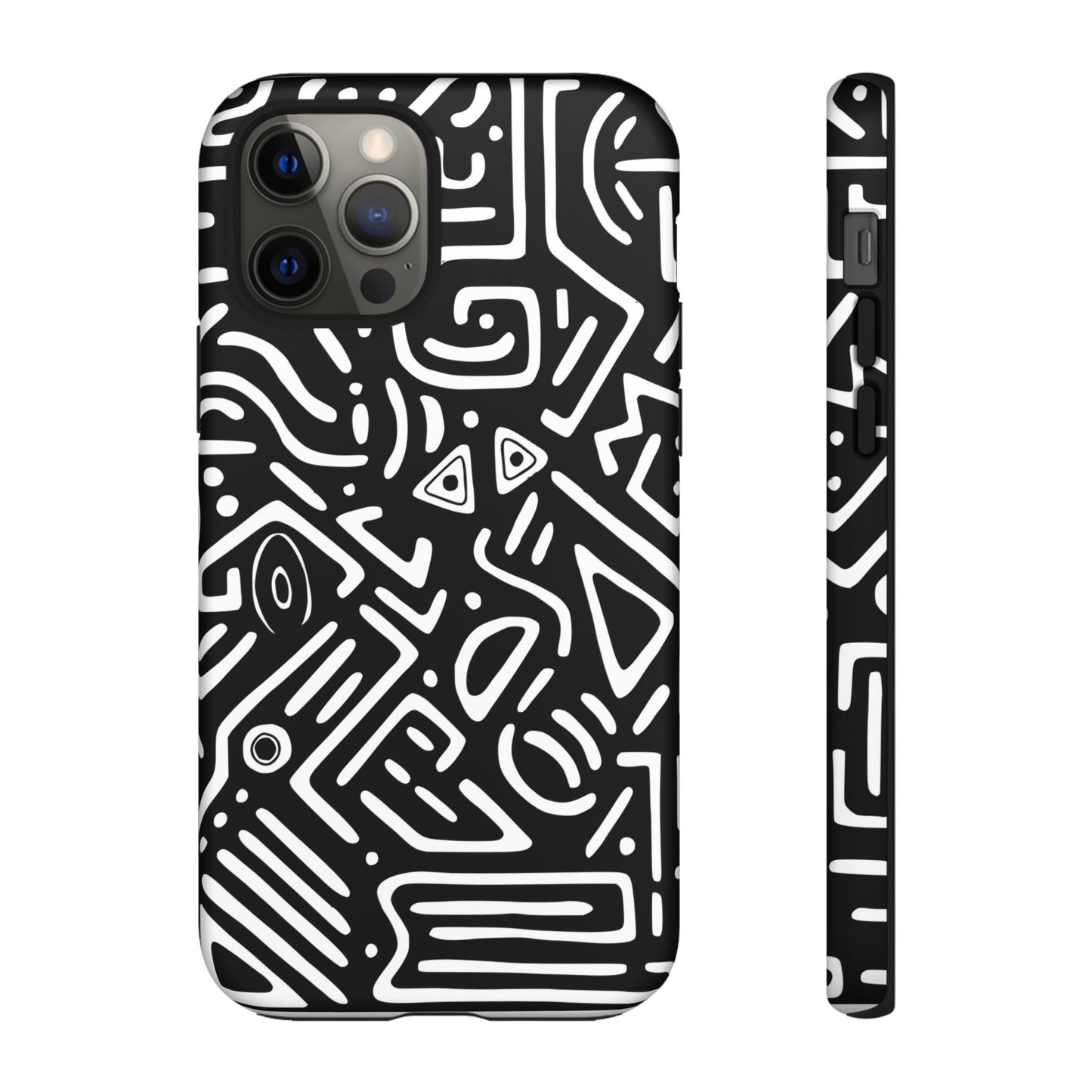 Stylish Phone Case, Abstract Design, Tough Cell Phone Cover, Modern Smartphone Protector, Gift for Tech Lovers, Unique Accessories