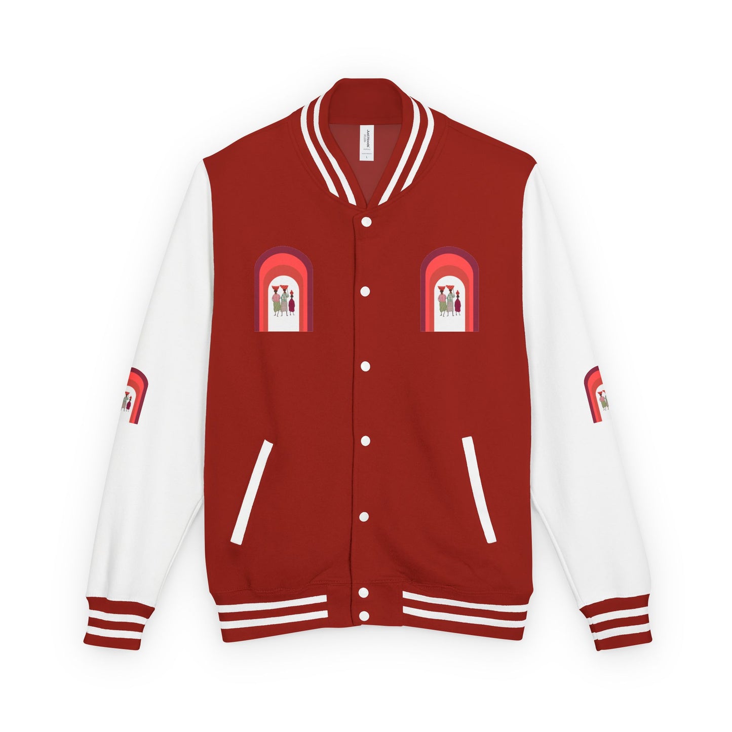 Dinkgwana - Unisex Letterman Jacket with Retro Design, Trendy Outerwear, Perfect for College, Parties, Gift Idea, Sports Events, Casual Wear