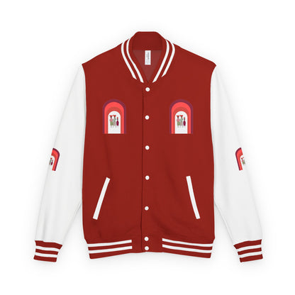 Dinkgwana - Unisex Letterman Jacket with Retro Design, Trendy Outerwear, Perfect for College, Parties, Gift Idea, Sports Events, Casual Wear
