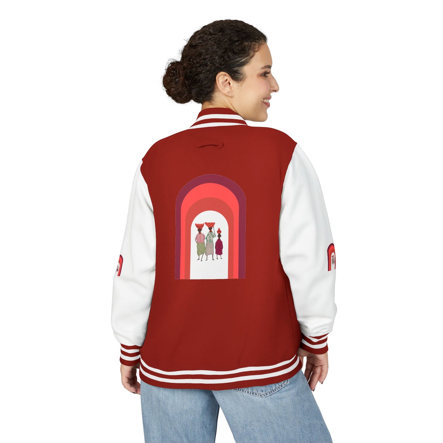Dinkgwana - Unisex Letterman Jacket with Retro Design, Trendy Outerwear, Perfect for College, Parties, Gift Idea, Sports Events, Casual Wear