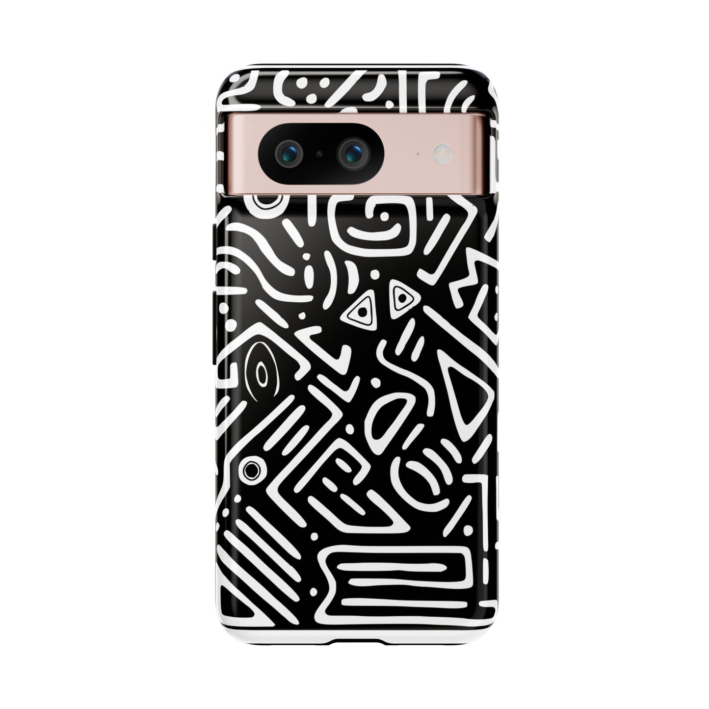 Stylish Phone Case, Abstract Design, Tough Cell Phone Cover, Modern Smartphone Protector, Gift for Tech Lovers, Unique Accessories