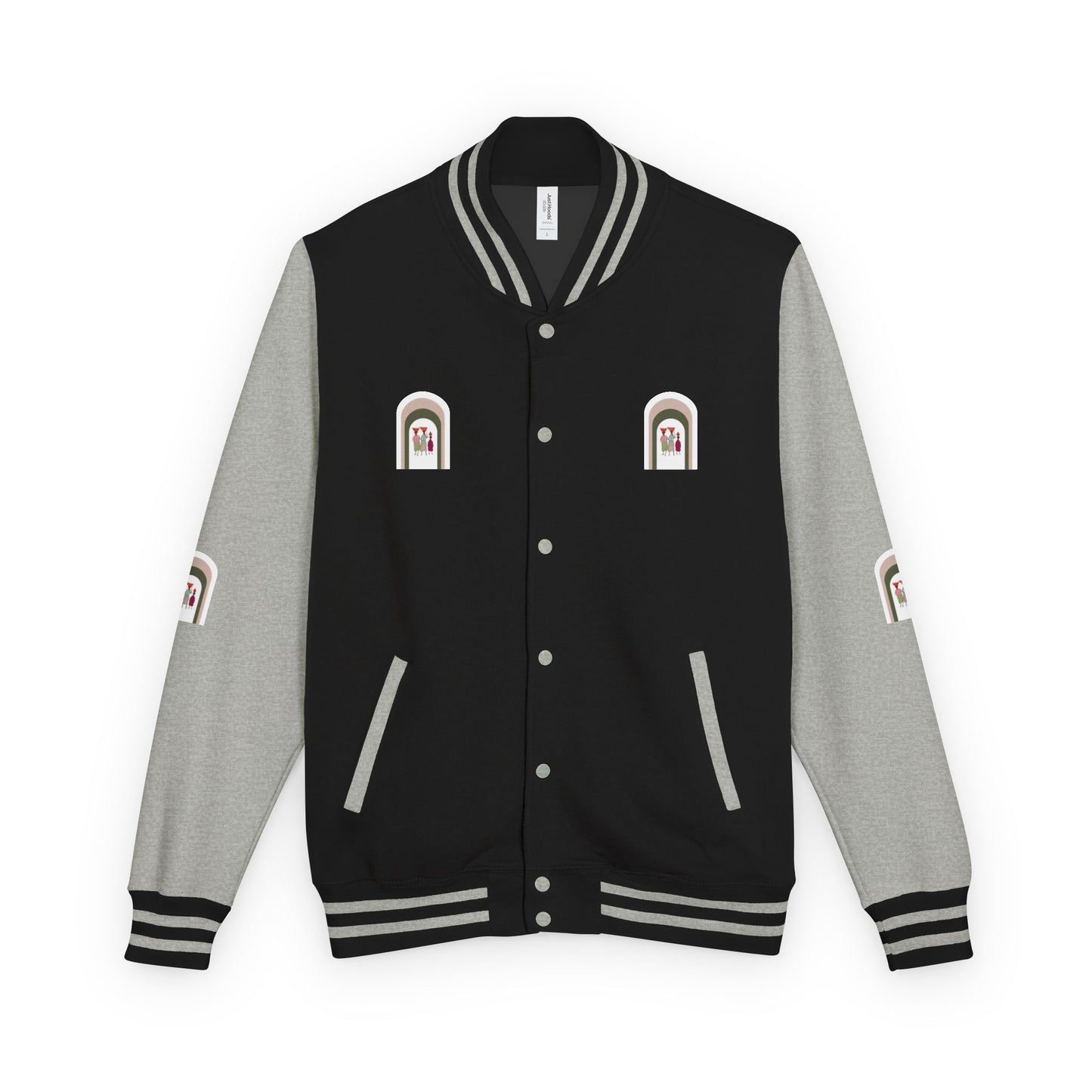 Dinkgwana - Stylish Unisex Letterman Jacket, Vintage Style Outerwear, Casual Everyday Jacket, Gift for Friends, Sports and Weekend Style