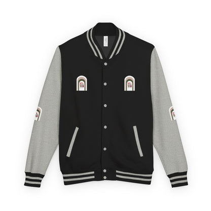 Dinkgwana - Stylish Unisex Letterman Jacket, Vintage Style Outerwear, Casual Everyday Jacket, Gift for Friends, Sports and Weekend Style