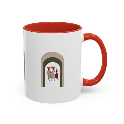 Dinkgwana Accent Coffee Mug - Modern Art Design for Home or Office