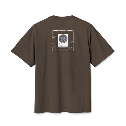 Fabric Of A Thought - Unisex Heavy Faded Tee | Relaxed Casual Style | Perfect for Everyday Wear, Gifting, Festivals, Summer Outings, Lounge Wear