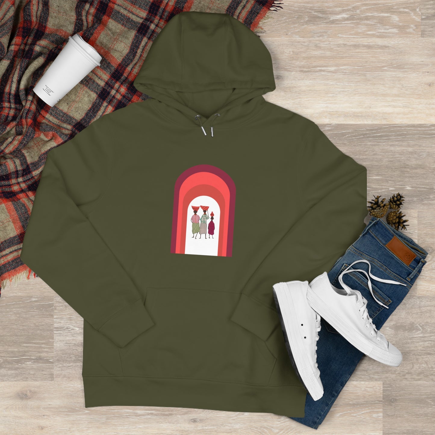 Dinkgwana - King Hooded Sweatshirt