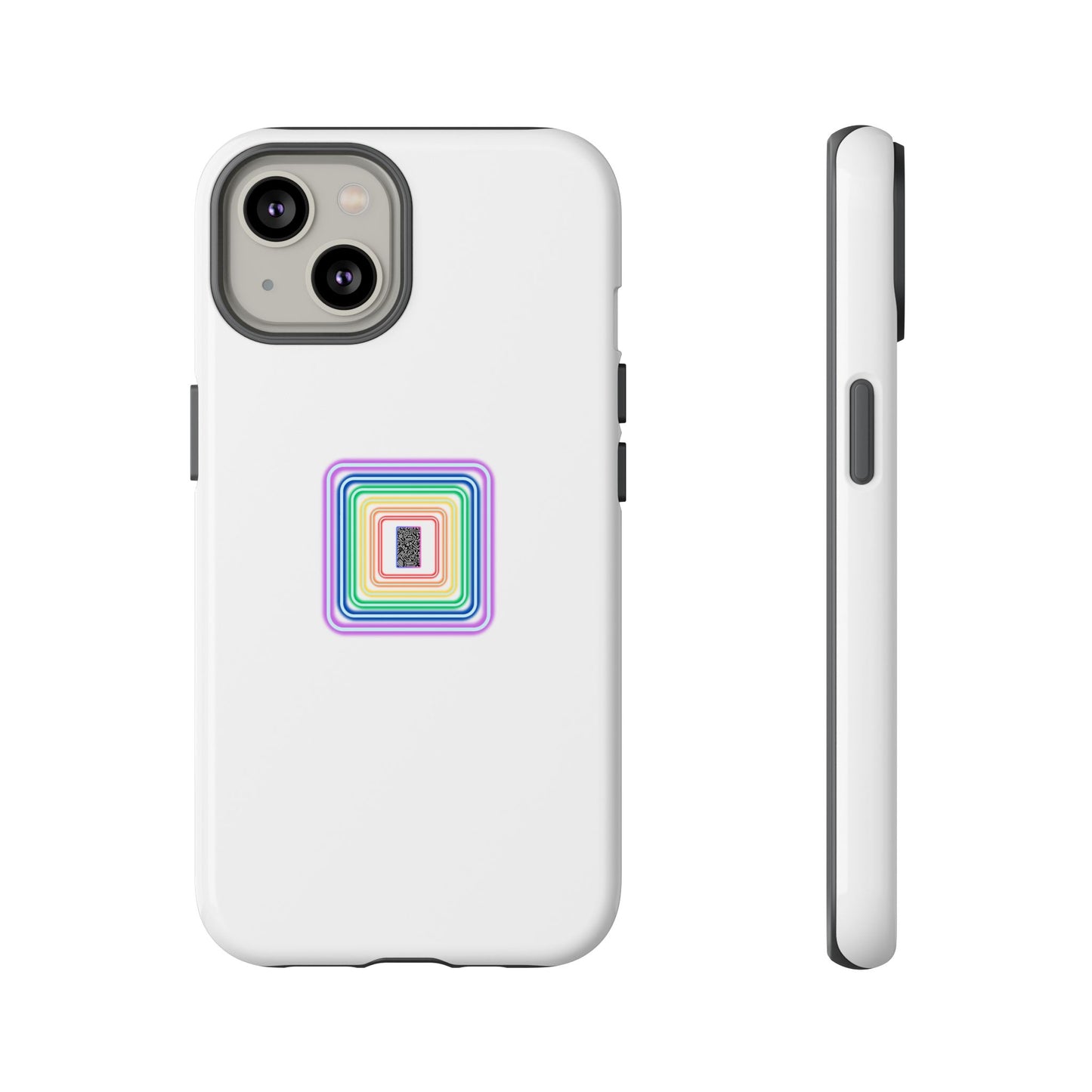 Colorful Geometric Phone Case for Tough Cases, Fun Phone Accessory, Unique Gift, Trendy Tech, Phone Protection
