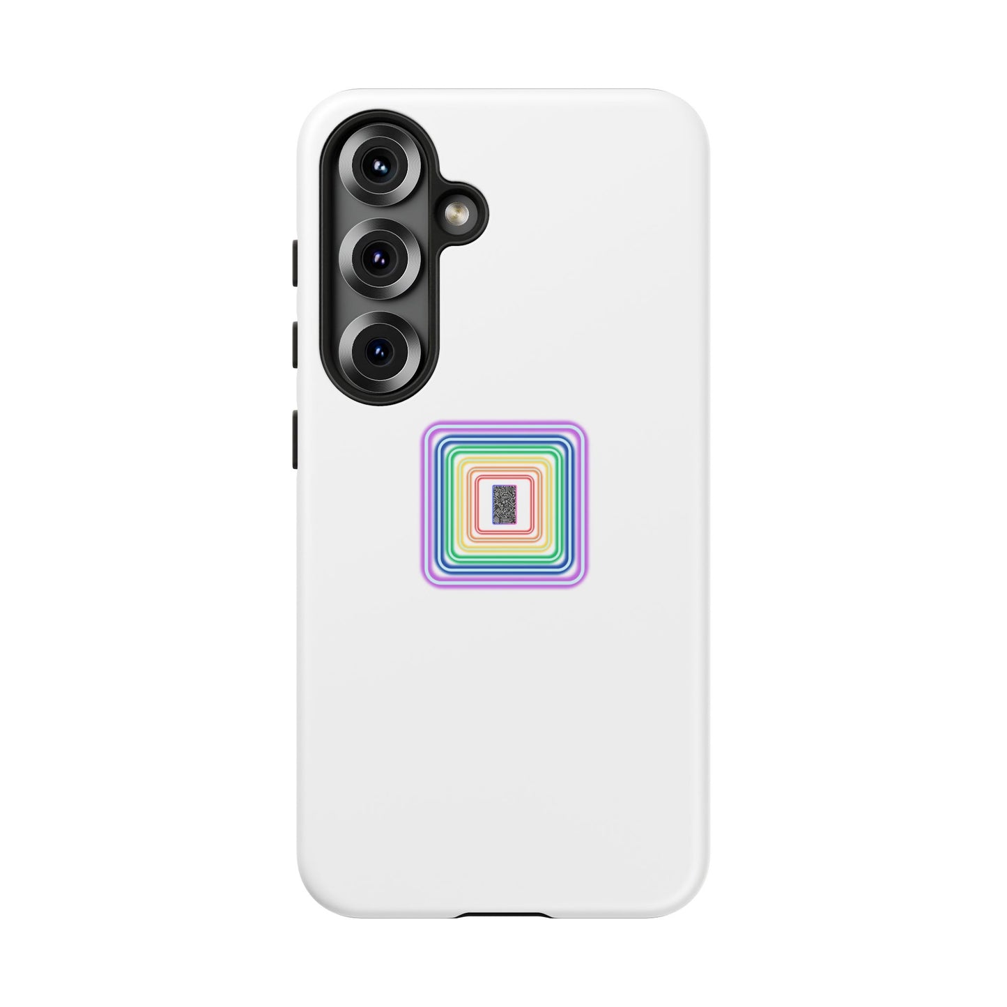 Colorful Geometric Phone Case for Tough Cases, Fun Phone Accessory, Unique Gift, Trendy Tech, Phone Protection