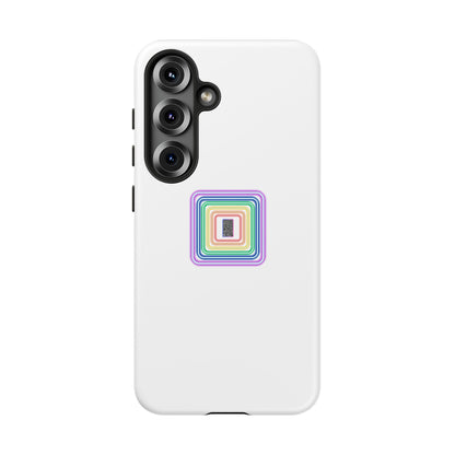 Colorful Geometric Phone Case for Tough Cases, Fun Phone Accessory, Unique Gift, Trendy Tech, Phone Protection