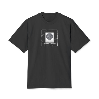 Fabric Of A Thought - Unisex Heavy Faded Tee | Relaxed Casual Style | Perfect for Everyday Wear, Gifting, Festivals, Summer Outings, Lounge Wear