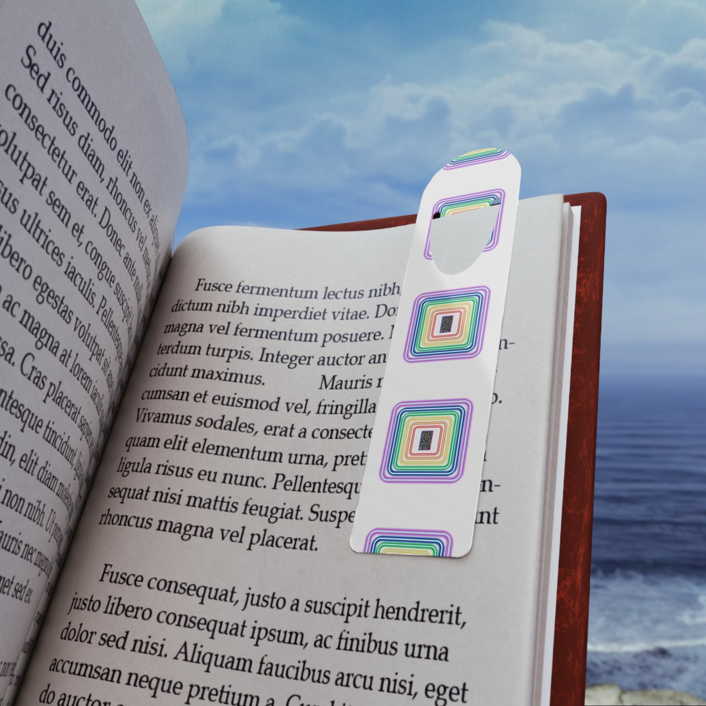 Colorful Geometric Bookmark | Meticulously Designed Reading Accessory | Perfect Gift for Book Lovers, Readers, Teachers, Students, [...]