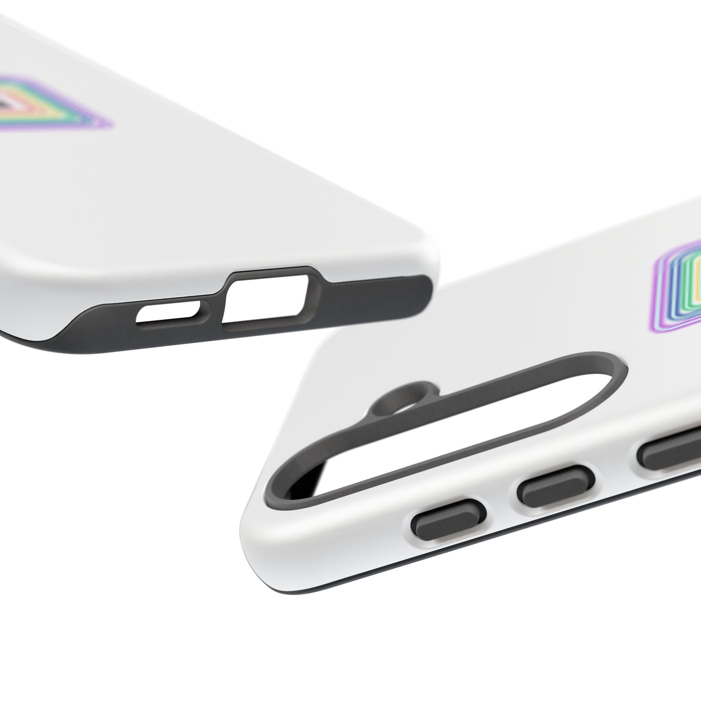 Colorful Geometric Phone Case for Tough Cases, Fun Phone Accessory, Unique Gift, Trendy Tech, Phone Protection