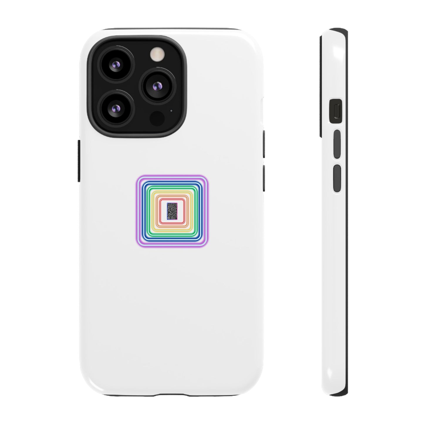 Colorful Geometric Phone Case for Tough Cases, Fun Phone Accessory, Unique Gift, Trendy Tech, Phone Protection