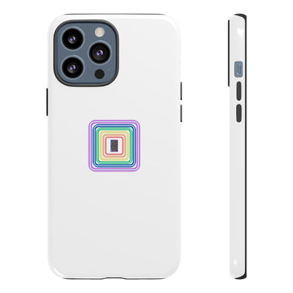 Colorful Geometric Phone Case for Tough Cases, Fun Phone Accessory, Unique Gift, Trendy Tech, Phone Protection