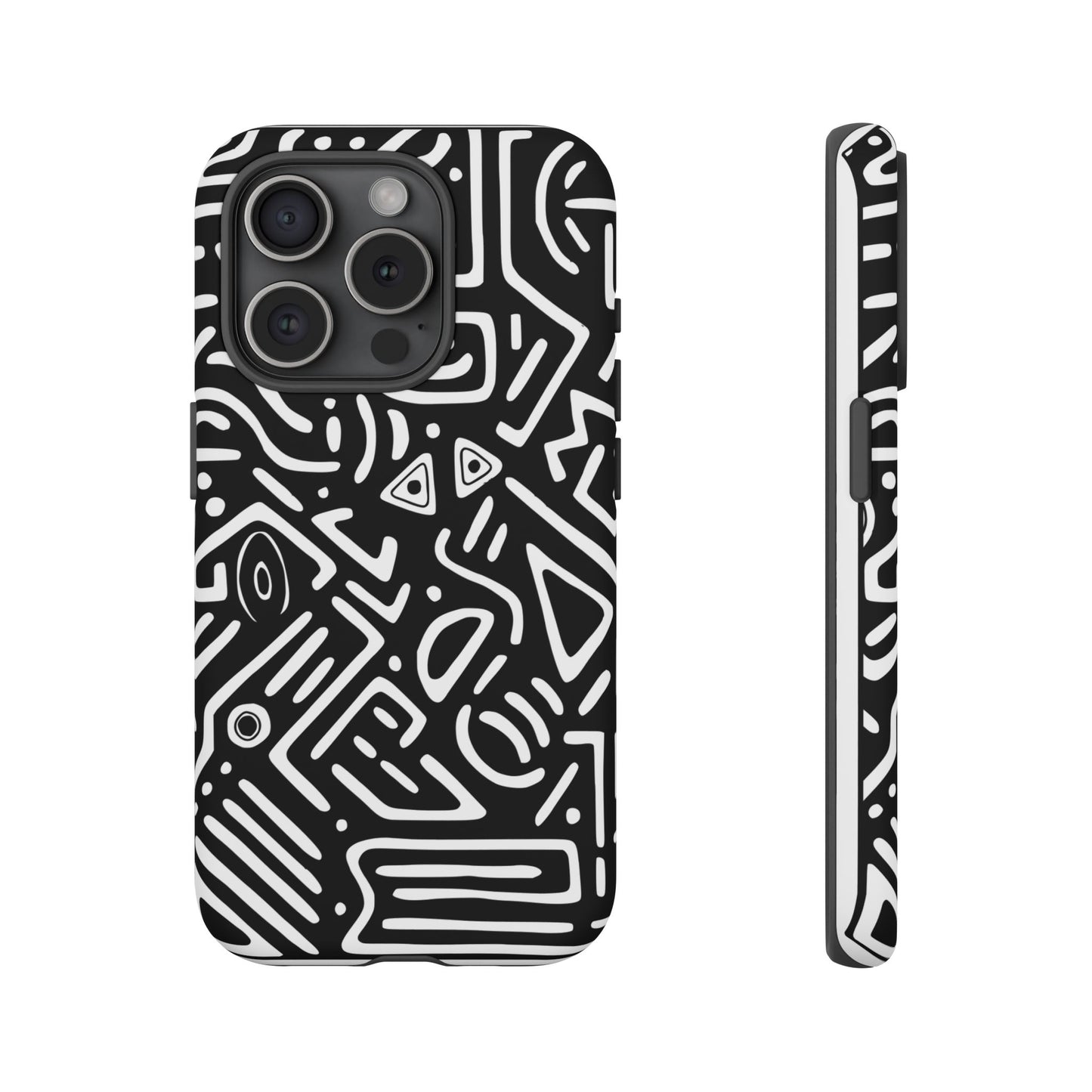 Stylish Phone Case, Abstract Design, Tough Cell Phone Cover, Modern Smartphone Protector, Gift for Tech Lovers, Unique Accessories