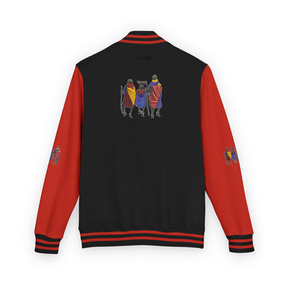 Ngwetsi - Unisex Letterman Jacket with Colorful Parrots Design, Trendy Outerwear, Casual Style, Gift for Animal Lovers, Comfortable and [...]