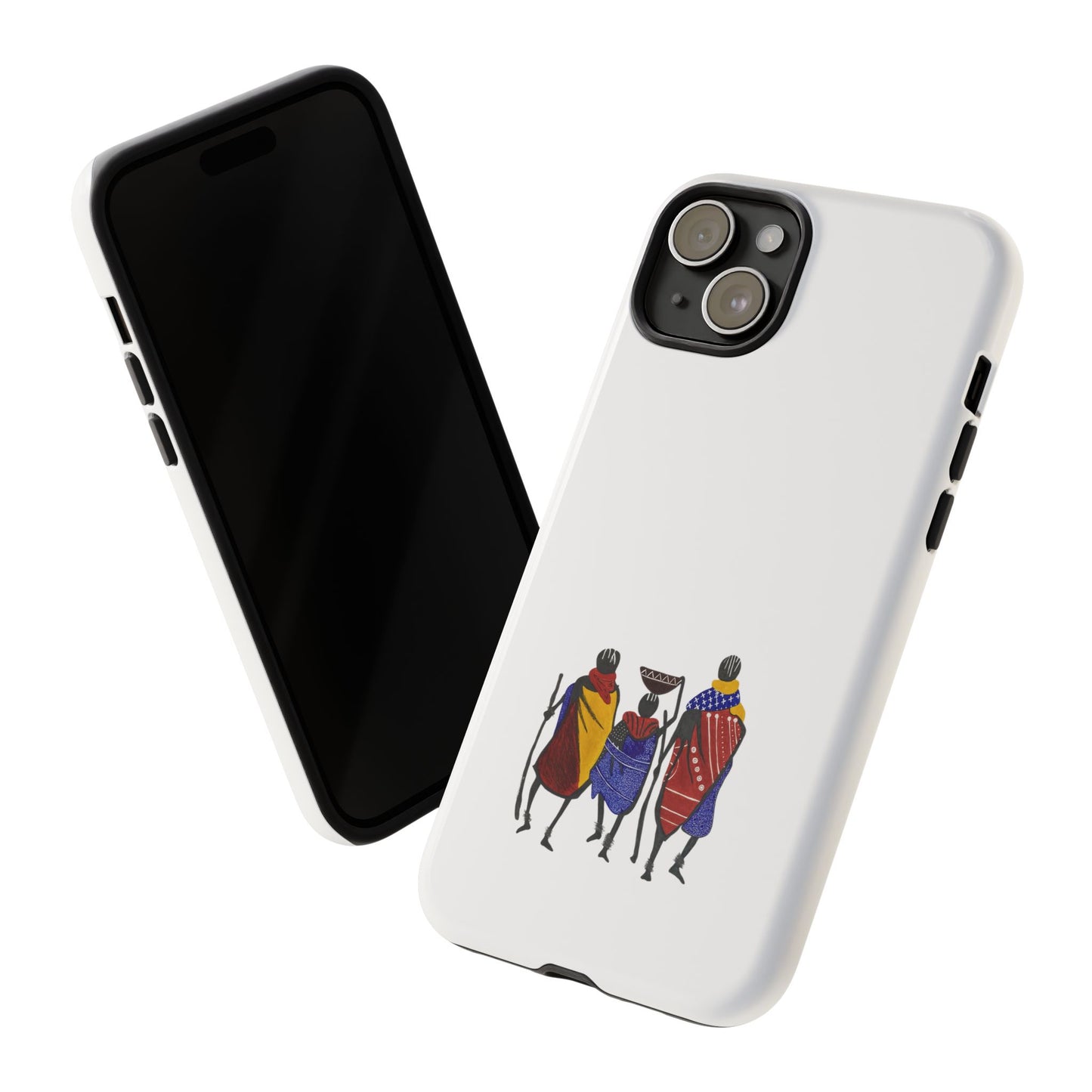 Stylish Phone Case Featuring Cultural Art, Tough Cases for Protection and Style, Gift for Holidays, Trendy Accessory, Unique Phone Cover