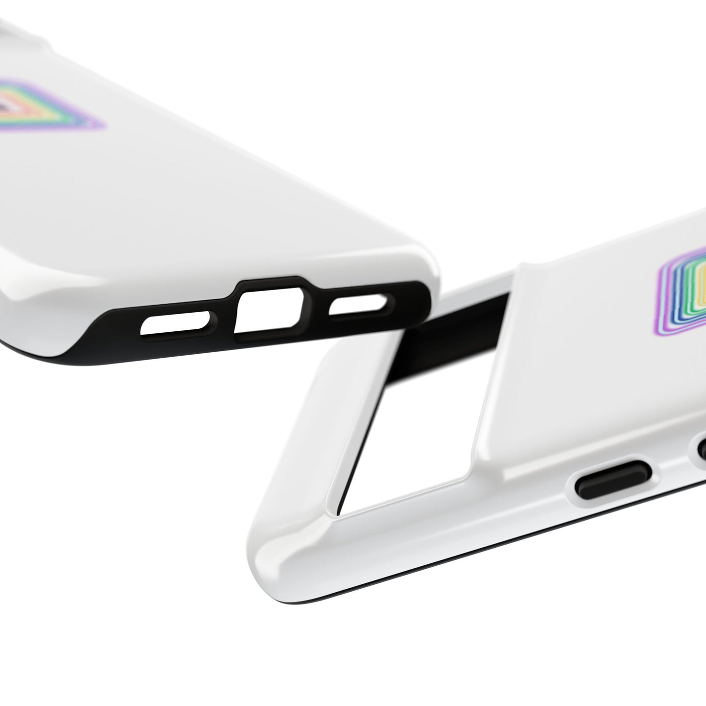 Colorful Geometric Phone Case for Tough Cases, Fun Phone Accessory, Unique Gift, Trendy Tech, Phone Protection