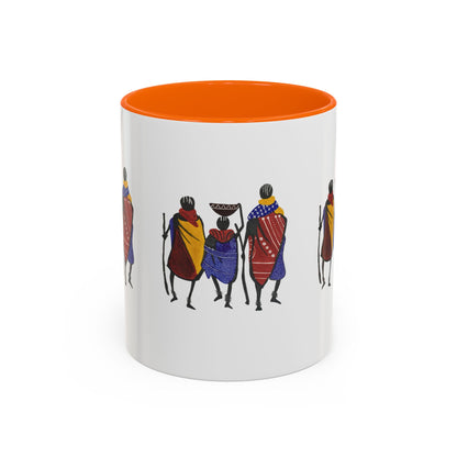 Ngwetsi Accent Coffee Mug - Colorful Design, Perfect for Home or Gifting