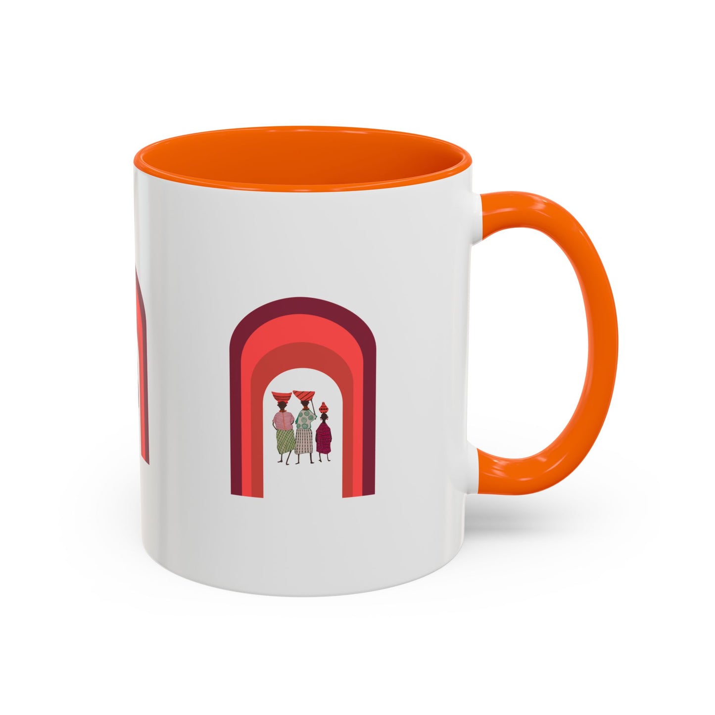 Colorful Tribal Accent Coffee Mug - Unique Art Design for Nightly Relaxation