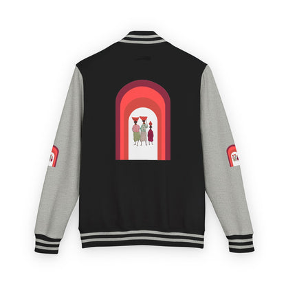 Dinkgwana - Unisex Letterman Jacket with Retro Design, Trendy Outerwear, Perfect for College, Parties, Gift Idea, Sports Events, Casual Wear