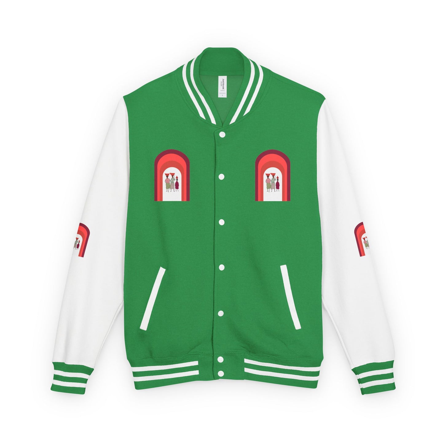 Dinkgwana - Unisex Letterman Jacket with Retro Design, Trendy Outerwear, Perfect for College, Parties, Gift Idea, Sports Events, Casual Wear