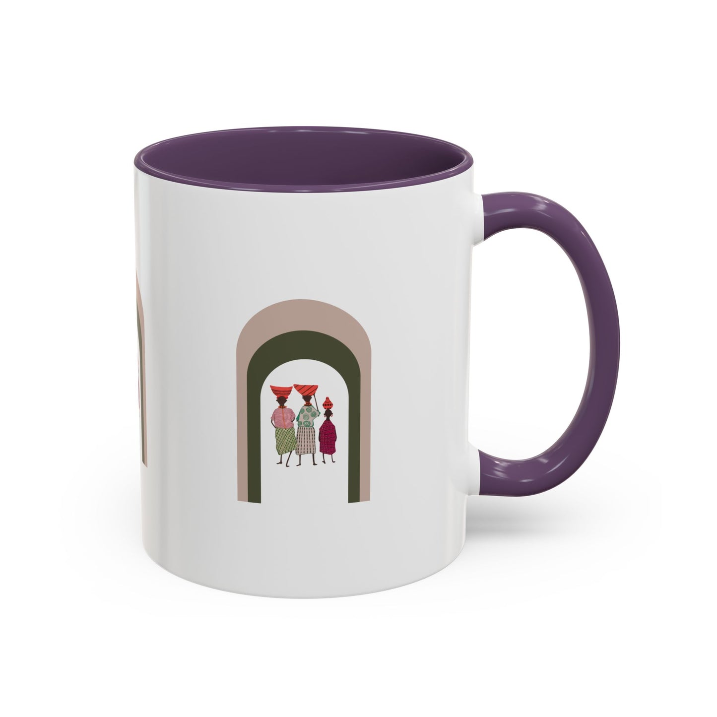 Dinkgwana Accent Coffee Mug - Modern Art Design for Home or Office
