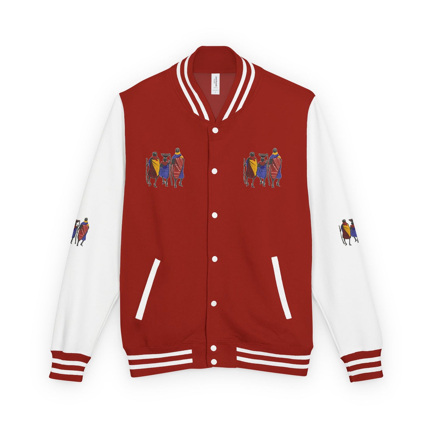 Ngwetsi - Unisex Letterman Jacket with Colorful Parrots Design, Trendy Outerwear, Casual Style, Gift for Animal Lovers, Comfortable and [...]