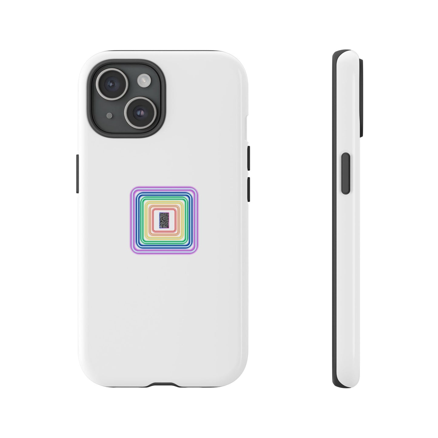 Colorful Geometric Phone Case for Tough Cases, Fun Phone Accessory, Unique Gift, Trendy Tech, Phone Protection