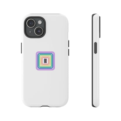 Colorful Geometric Phone Case for Tough Cases, Fun Phone Accessory, Unique Gift, Trendy Tech, Phone Protection