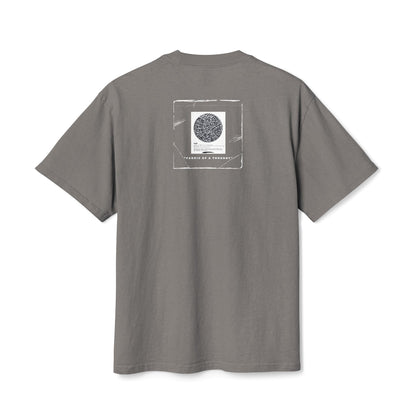 Fabric Of A Thought - Unisex Heavy Faded Tee | Relaxed Casual Style | Perfect for Everyday Wear, Gifting, Festivals, Summer Outings, Lounge Wear