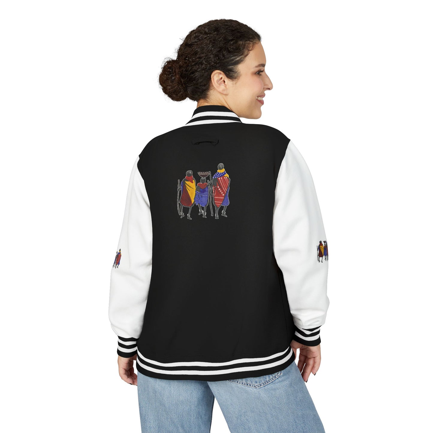 Ngwetsi - Unisex Letterman Jacket with Colorful Parrots Design, Trendy Outerwear, Casual Style, Gift for Animal Lovers, Comfortable and [...]