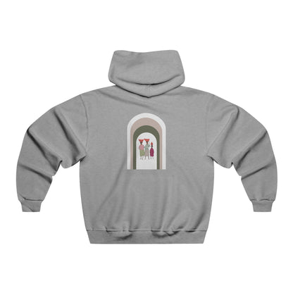 Stylish Unisex Hoodie with Artistic Arch Design, Cozy Sweatshirt for Casual Wear, Perfect Gift for Birthdays, Holidays, Everyday