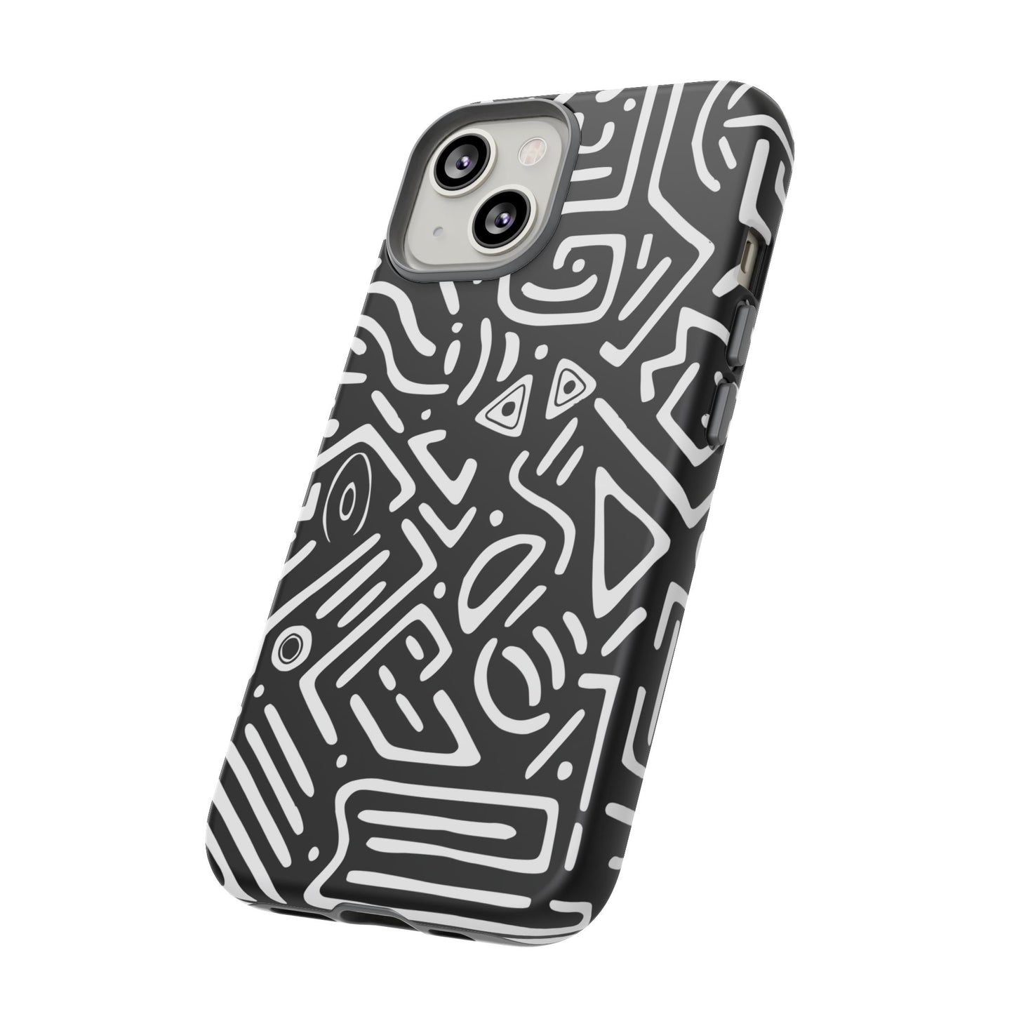 Stylish Phone Case, Abstract Design, Tough Cell Phone Cover, Modern Smartphone Protector, Gift for Tech Lovers, Unique Accessories