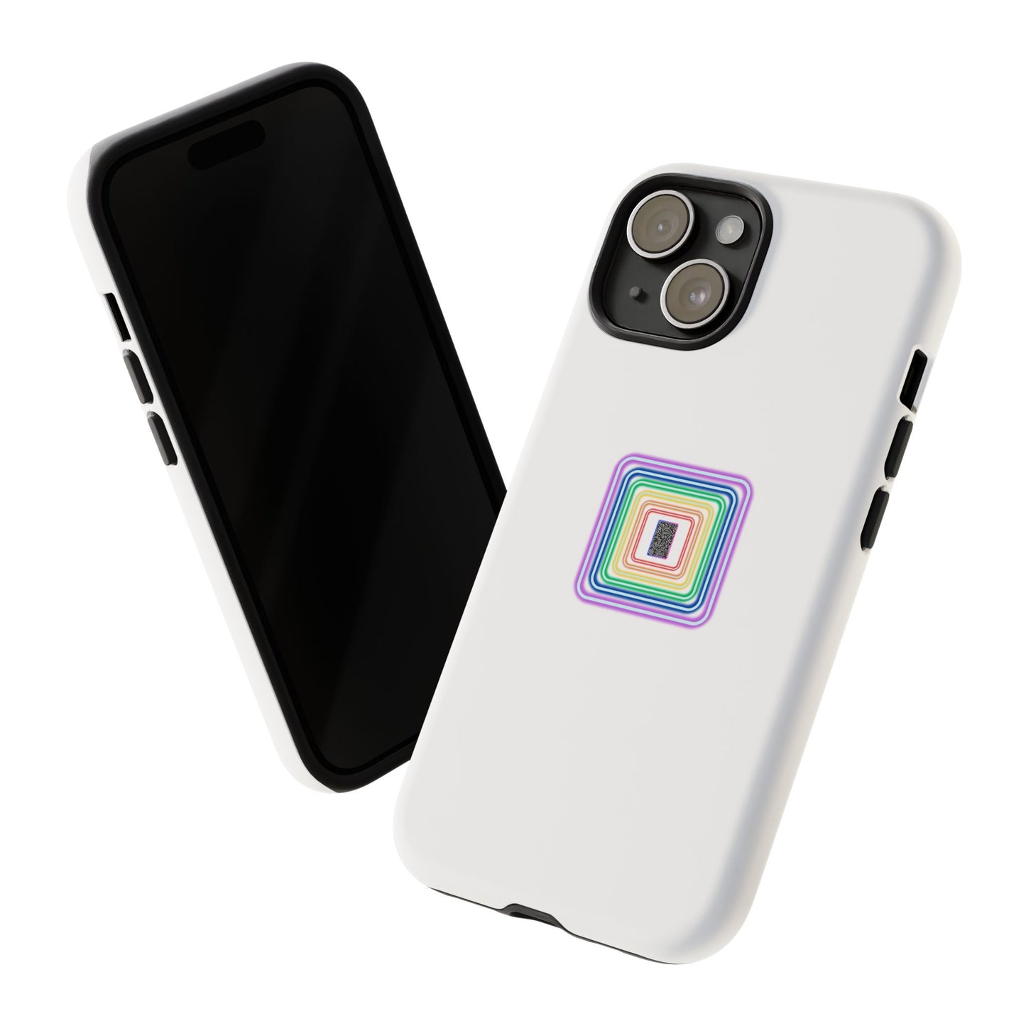 Colorful Geometric Phone Case for Tough Cases, Fun Phone Accessory, Unique Gift, Trendy Tech, Phone Protection