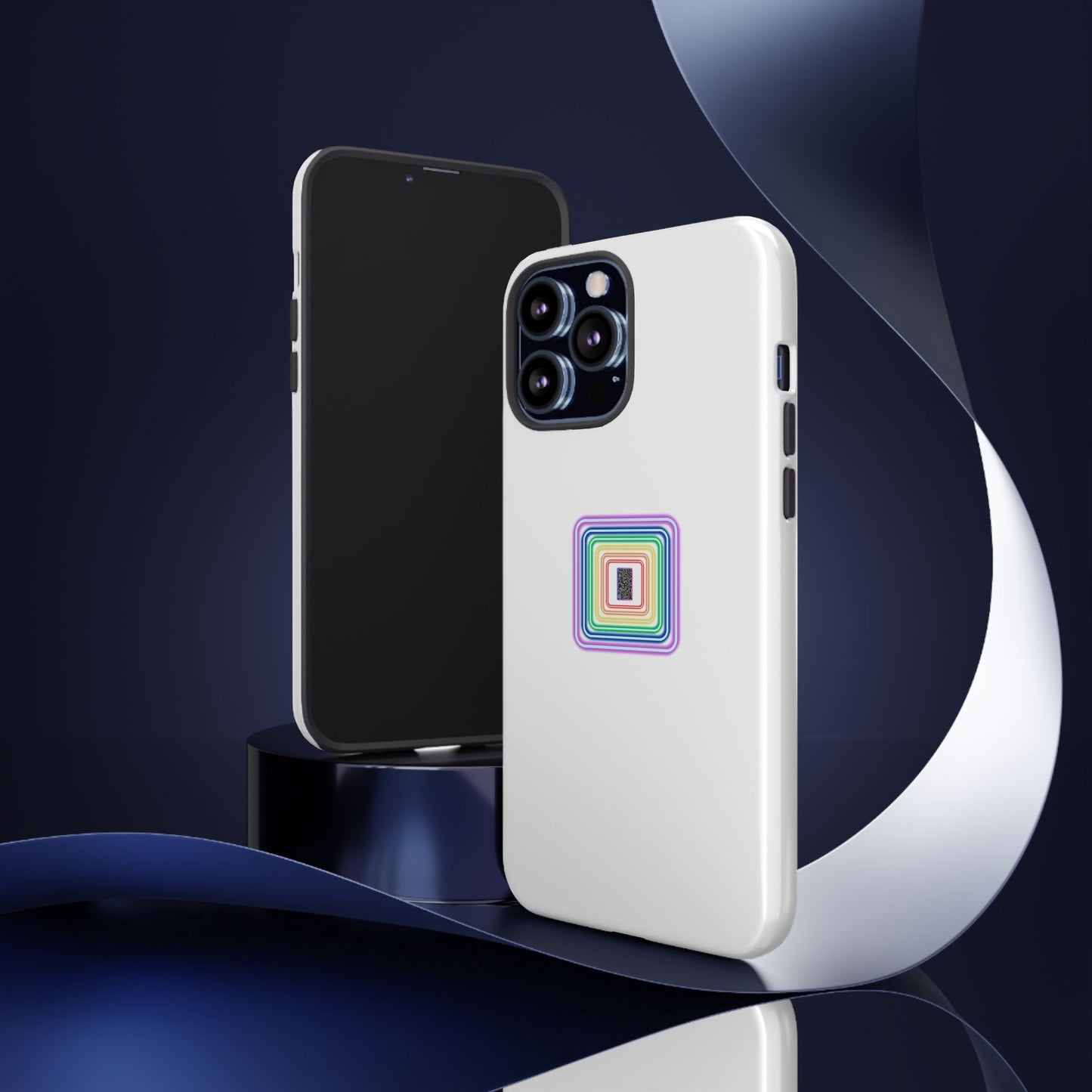 Colorful Geometric Phone Case for Tough Cases, Fun Phone Accessory, Unique Gift, Trendy Tech, Phone Protection