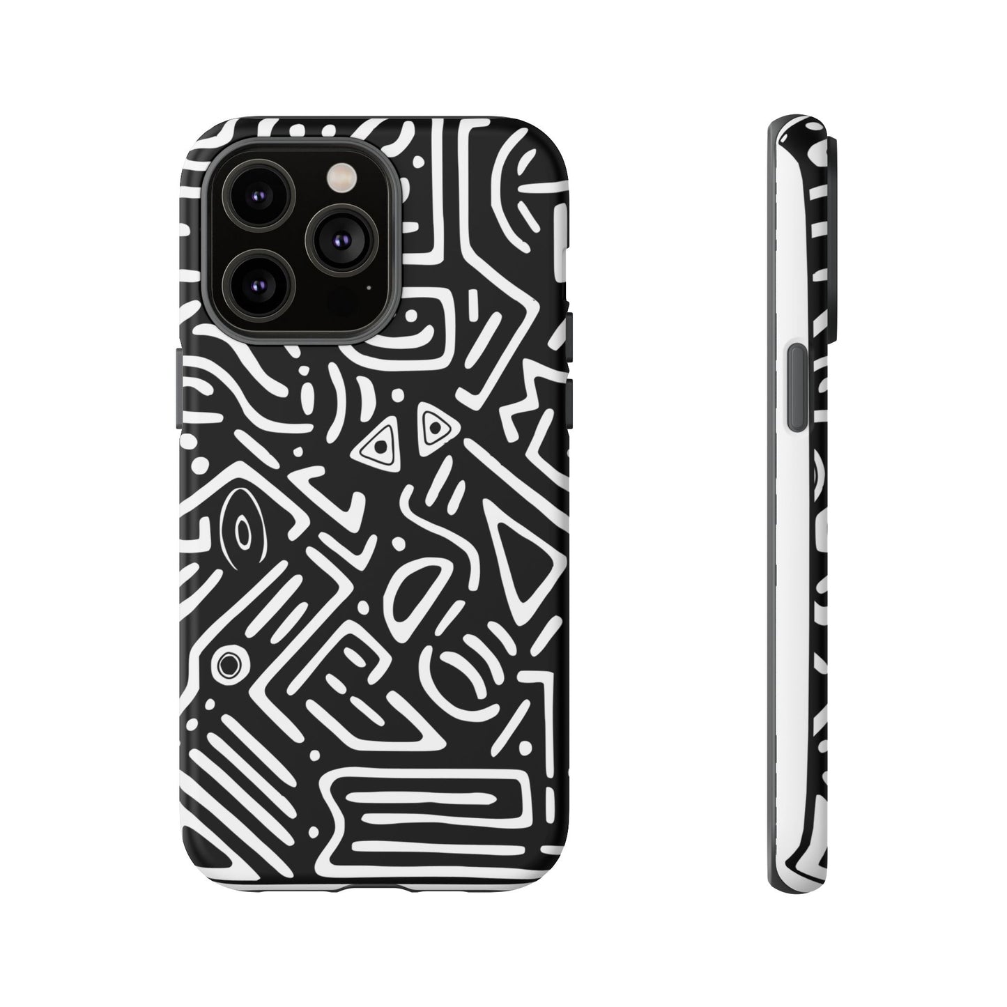 Stylish Phone Case, Abstract Design, Tough Cell Phone Cover, Modern Smartphone Protector, Gift for Tech Lovers, Unique Accessories
