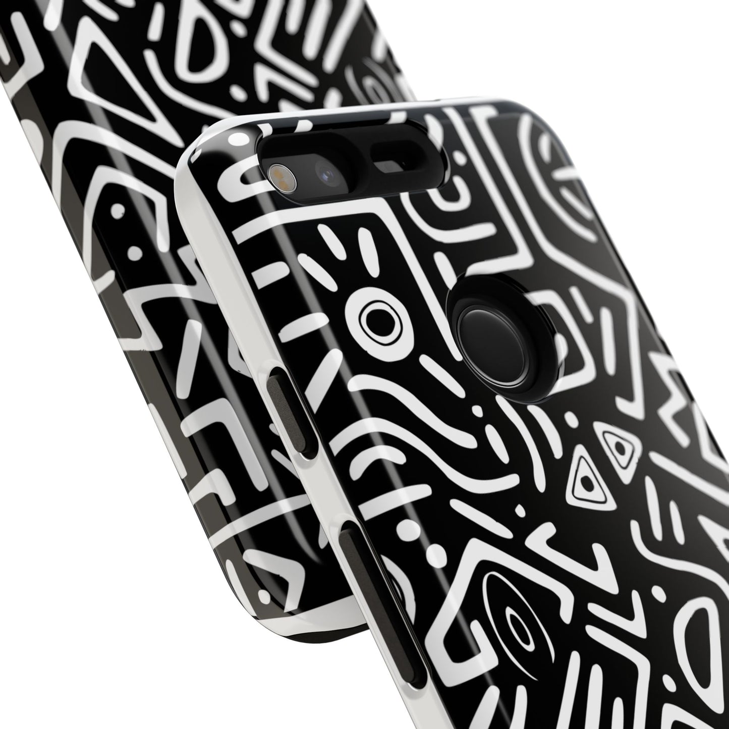 Stylish Phone Case, Abstract Design, Tough Cell Phone Cover, Modern Smartphone Protector, Gift for Tech Lovers, Unique Accessories