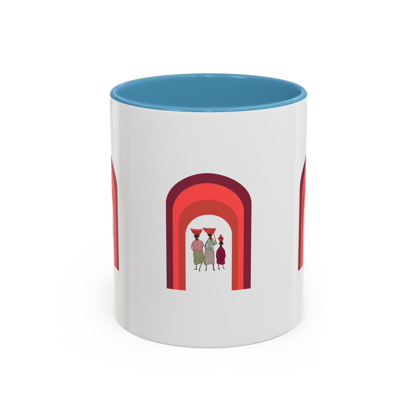 Colorful Tribal Accent Coffee Mug - Unique Art Design for Nightly Relaxation
